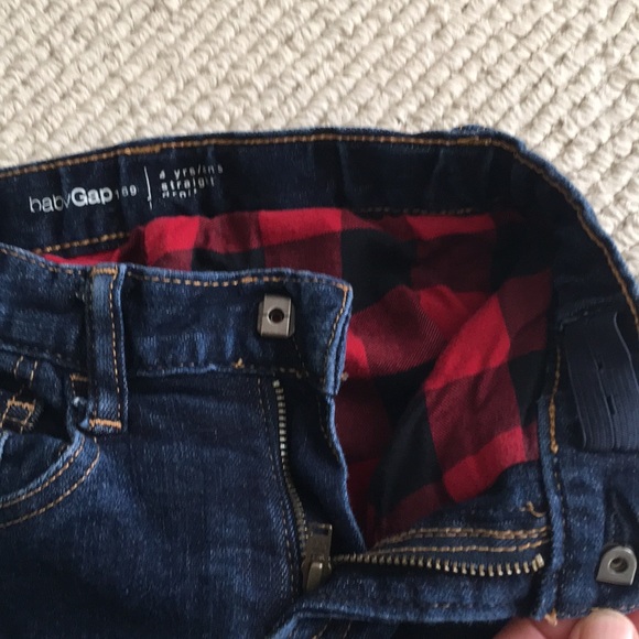 Gap flannel lined jeans - Picture 2 of 6